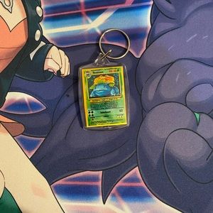 Venusaur Pokémon Card Keychain